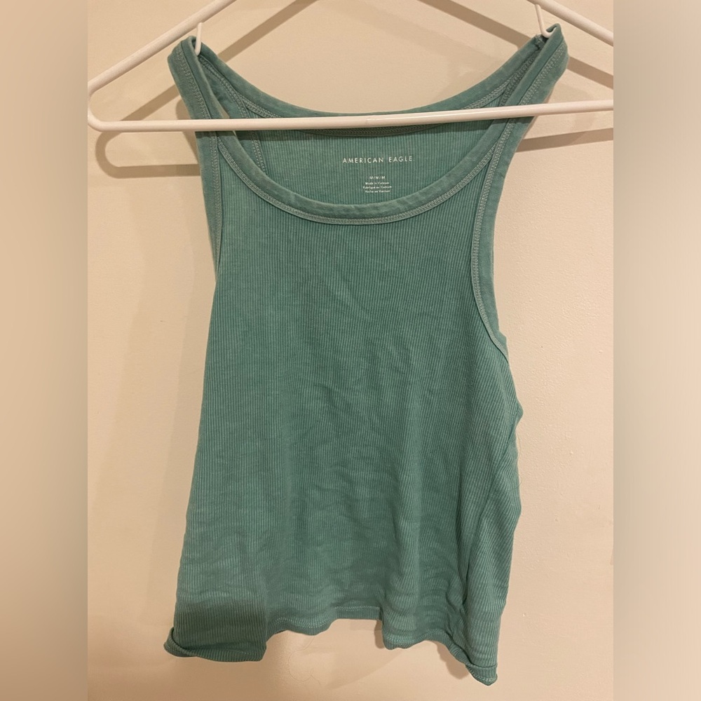 AMERICAN EAGLE TEAL TANK TOP